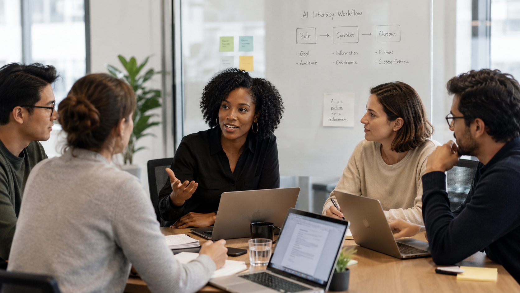 AI literacy training session